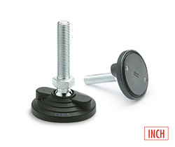 LV.F-ESD-C (inch sizes)-Levelling feet for ground mounting